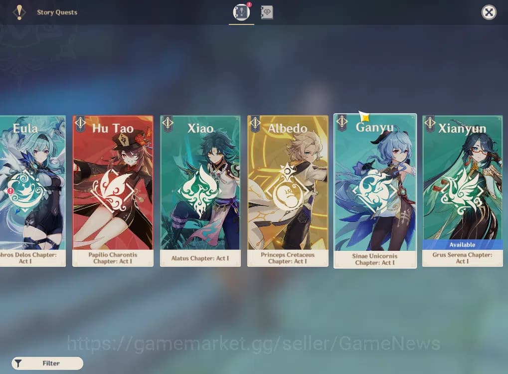 Genshin Impact Accounts ASIA|AR 55|4 Limited +2(*5Weapon)|Furina+Sign,Xilo image 13