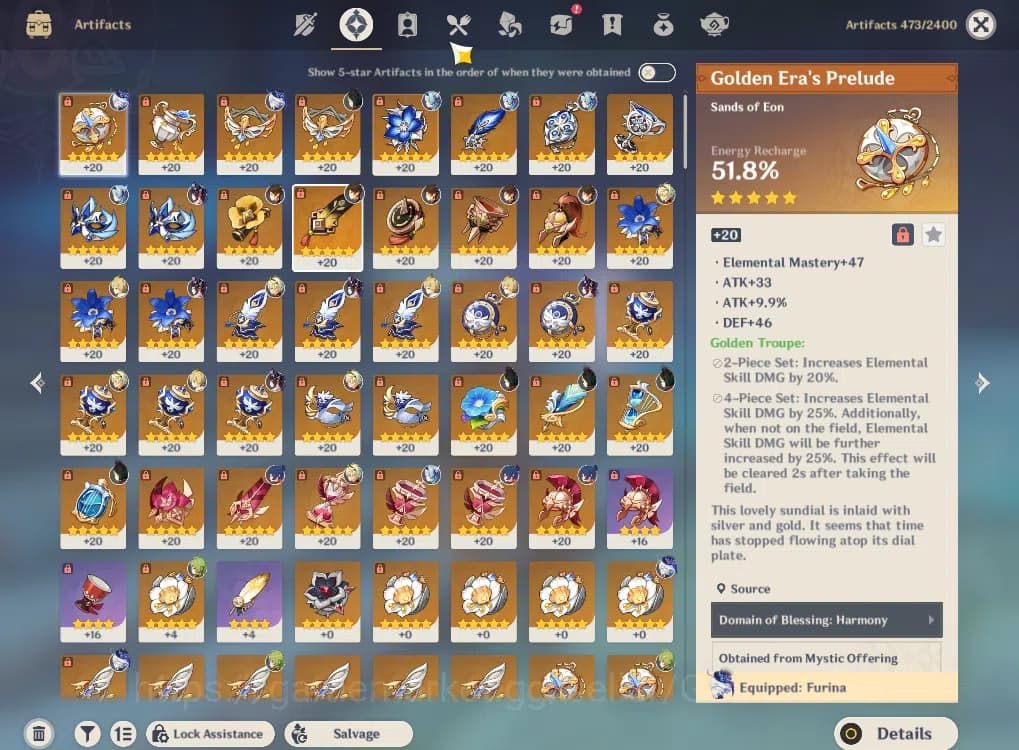 Genshin Impact Accounts ASIA|AR 55|4 Limited +2(*5Weapon)|Furina+Sign,Xilo image 5