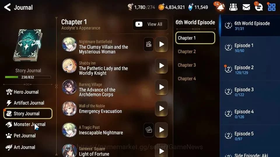 Epic Seven Accounts GLOBAL|UnVerif|6 ML(LOTScales,BArunka,NM Luna,TA C image 9