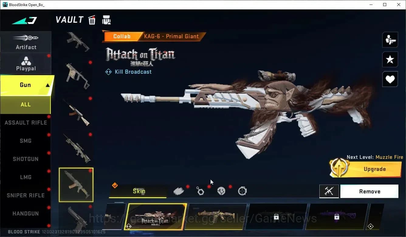 Blood Strike Accounts ASIA|ETERNAL P90-Empyrean,M1887+MELE BFKnife|7 ULT image 15