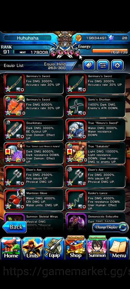 Grand Summoners Accounts Global|Rank 91||18 Ascend+9 TW|[Fen,DL Rimuru,Isli image 10