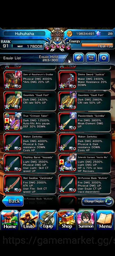 Grand Summoners Accounts Global|Rank 91||18 Ascend+9 TW|[Fen,DL Rimuru,Isli image 12