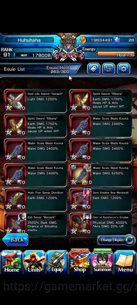 Grand Summoners Accounts Global|Rank 91||18 Ascend+9 TW|[Fen,DL Rimuru,Isli image 13