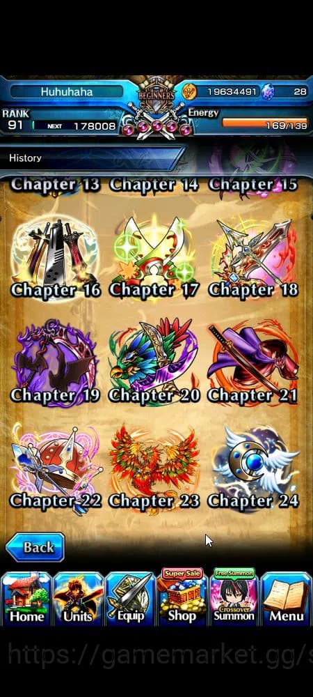 Grand Summoners Accounts Global|Rank 91||18 Ascend+9 TW|[Fen,DL Rimuru,Isli image 14