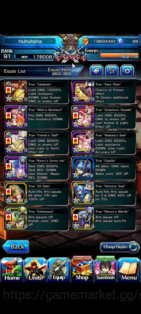 Grand Summoners Accounts Global|Rank 91||18 Ascend+9 TW|[Fen,DL Rimuru,Isli image 19