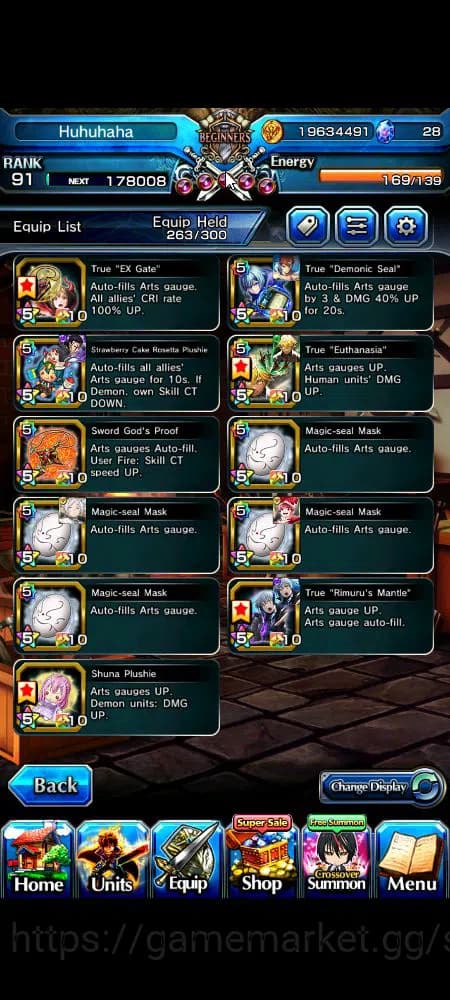 Grand Summoners Accounts Global|Rank 91||18 Ascend+9 TW|[Fen,DL Rimuru,Isli image 2