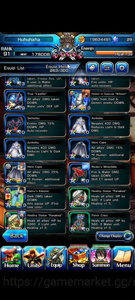 Grand Summoners Accounts Global|Rank 91||18 Ascend+9 TW|[Fen,DL Rimuru,Isli image 5