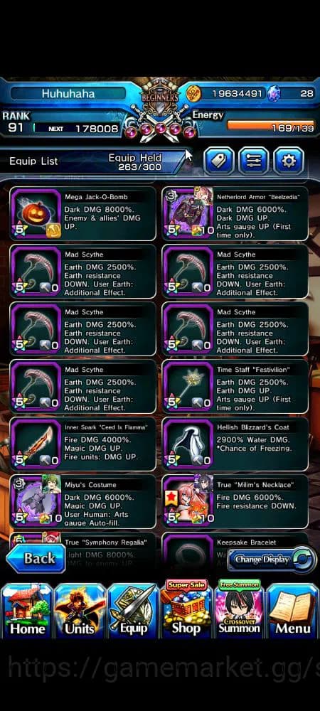 Grand Summoners Accounts Global|Rank 91||18 Ascend+9 TW|[Fen,DL Rimuru,Isli image 8