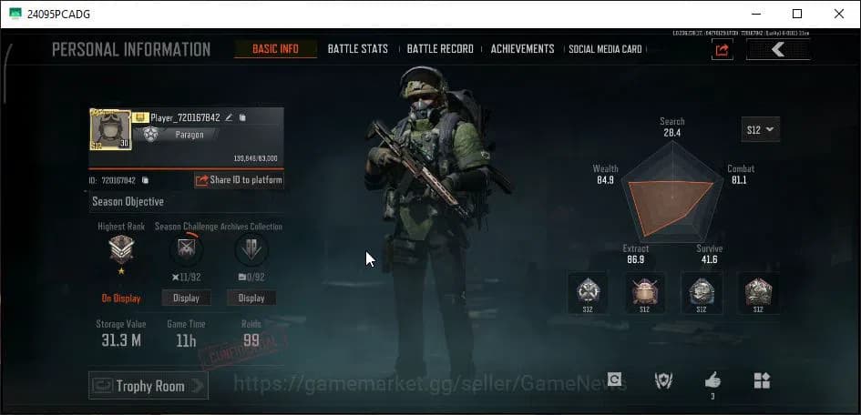 Arena Breakout Accounts MOBILE Lv30|SV 31M|CV 28M|Highland Set|AKM SS, Gro image 8