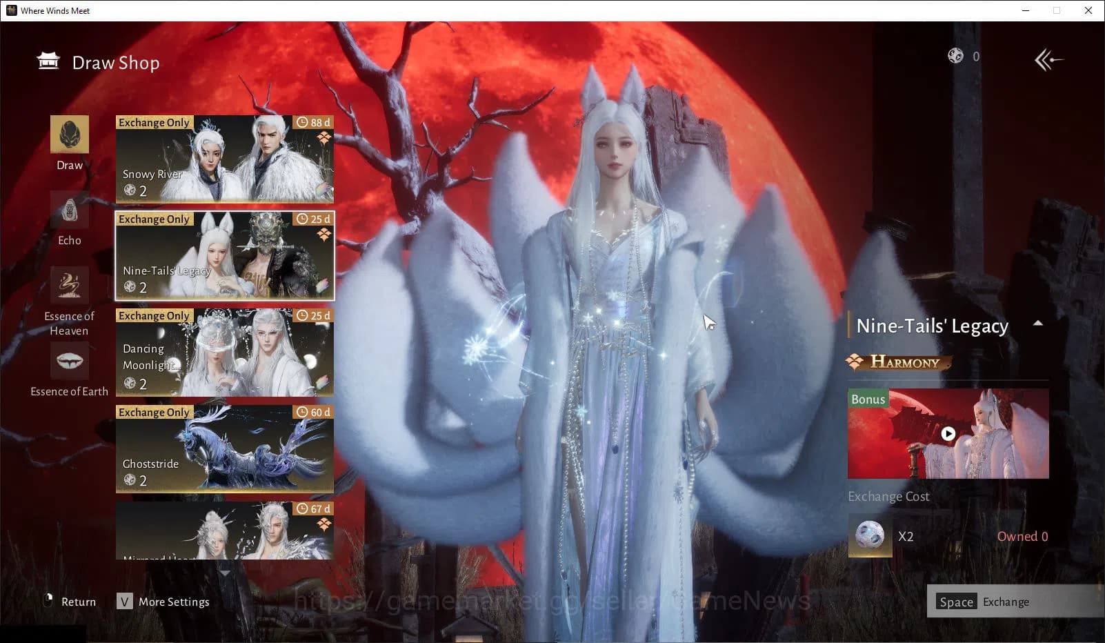 Where Winds Meet Accounts GLOBAL|Lv 82|GS 19k|Nine-Tails' Legacy|Snow Oath|E image 11