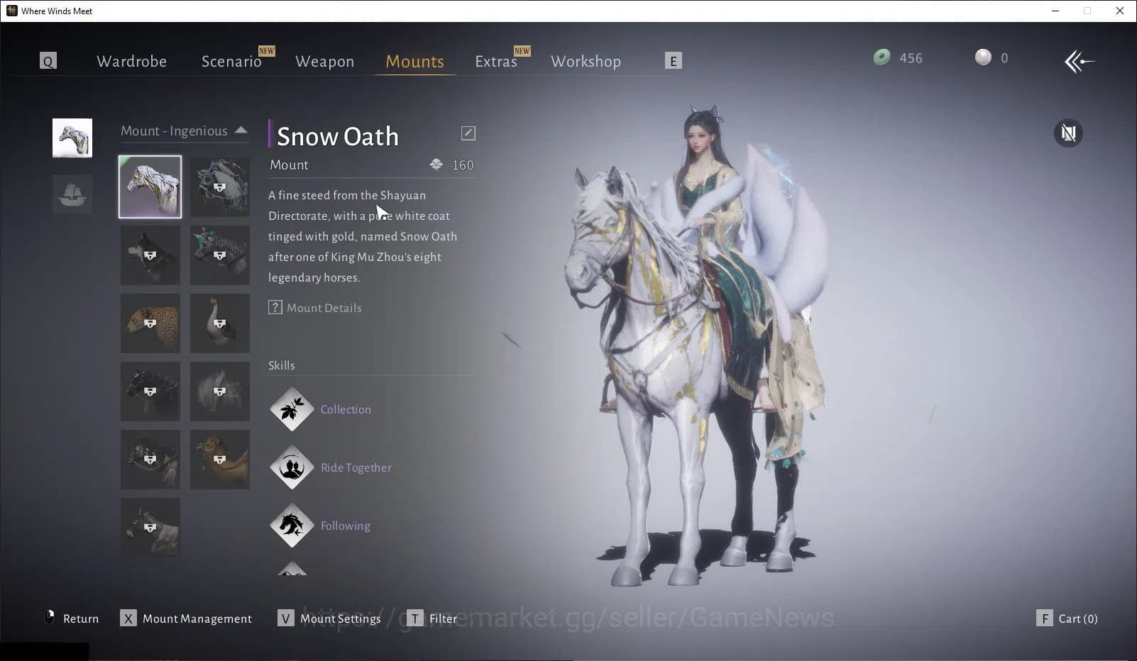 Where Winds Meet Accounts GLOBAL|Lv 82|GS 19k|Nine-Tails' Legacy|Snow Oath|E image 9