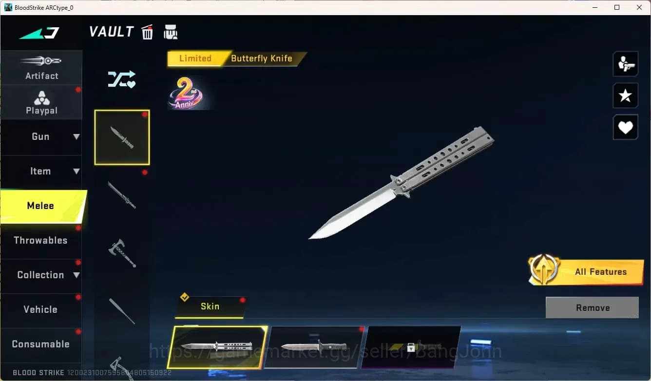Blood Strike Accounts ASIA|COLLAB,AK47,MCX,KAR98K|ULTRAVECTOR|MORE DETAI image 10