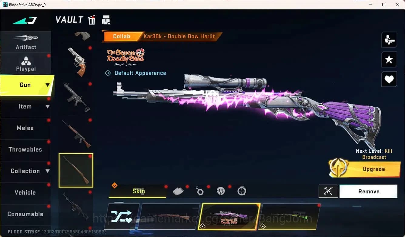 Blood Strike Accounts ASIA|COLLAB,AK47,MCX,KAR98K|ULTRAVECTOR|MORE DETAI image 6