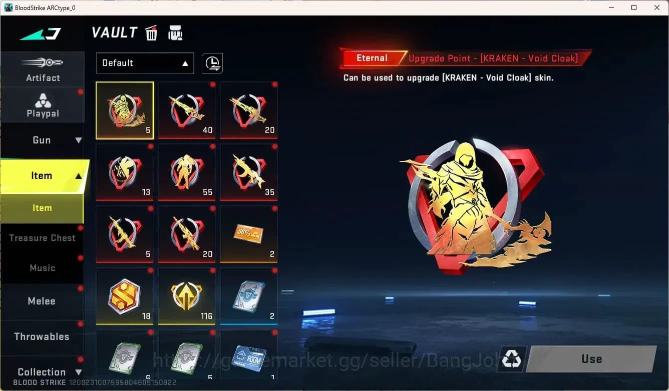 Blood Strike Accounts ASIA|COLLAB,AK47,MCX,KAR98K|ULTRAVECTOR|MORE DETAI image 7