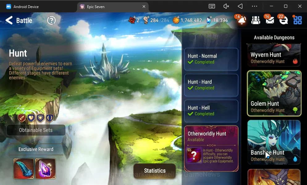 Epic Seven Accounts GLOBAL UNVERIF|4 ML(BArunka,LOT Scales,Belian,Etc) image 17