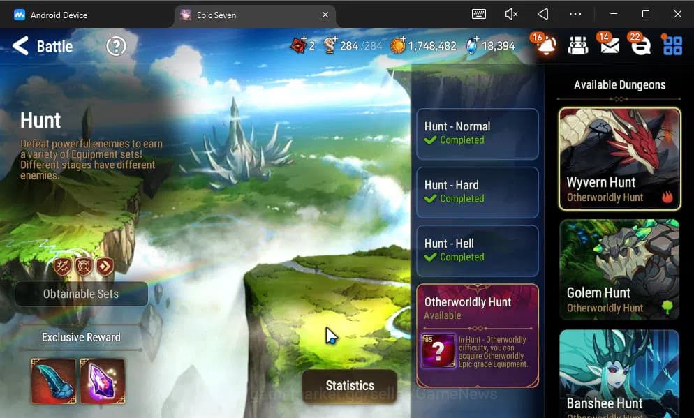 Epic Seven Accounts GLOBAL UNVERIF|4 ML(BArunka,LOT Scales,Belian,Etc) image 18