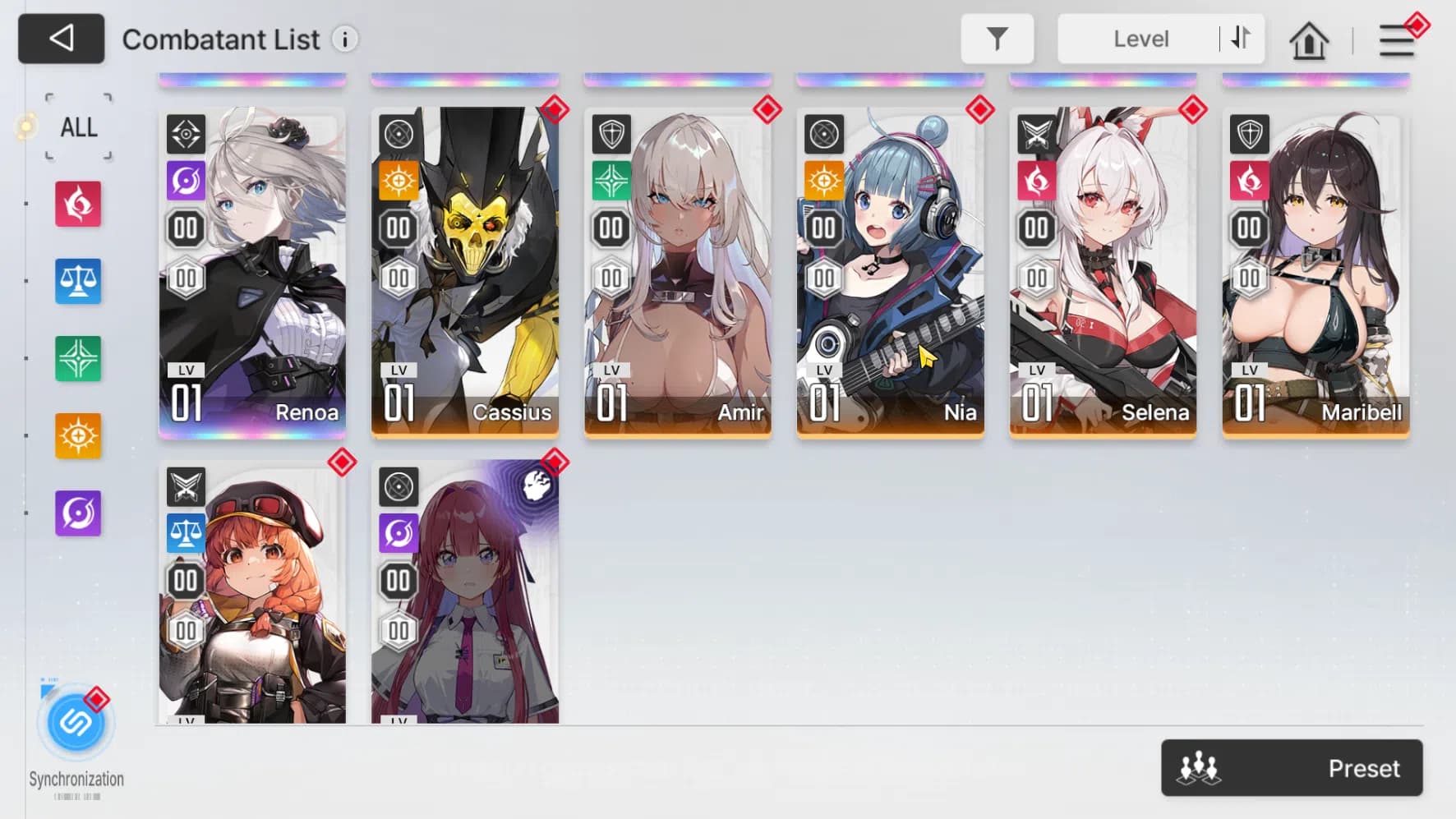 Chaos Zero Nightmare Accounts "GLOBAL | Lv 53 | 10 Limit, Heidemarie EM 2, Diana image 7