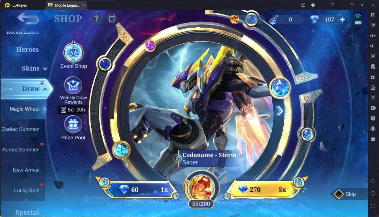 Mobile Legends: Bang Bang Accounts Global|Hero 117|Skin 217|KOF Karina|Transformers R image 1