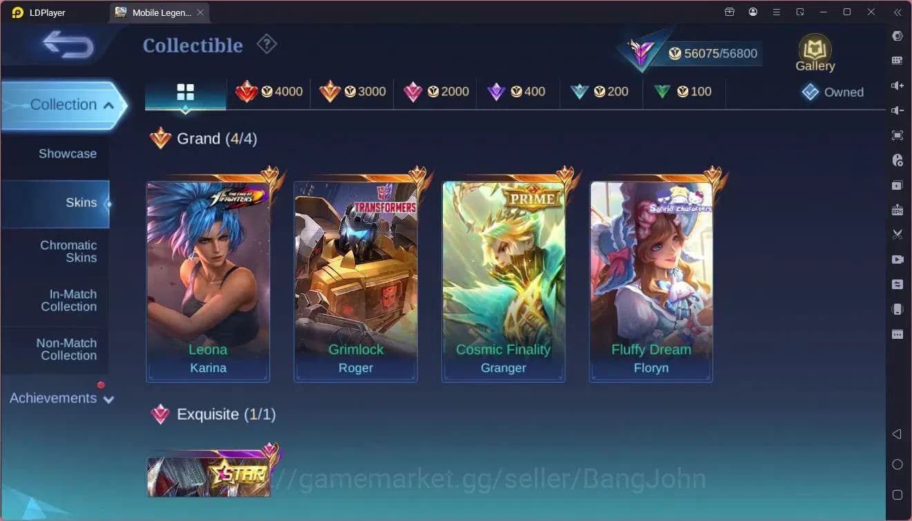 Mobile Legends: Bang Bang Accounts Global|Hero 117|Skin 217|KOF Karina|Transformers R image 17