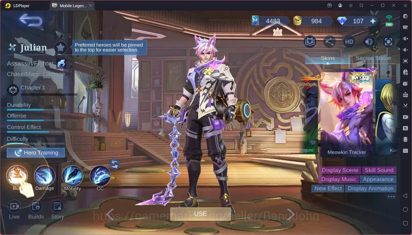 Mobile Legends: Bang Bang Accounts Global|Hero 117|Skin 217|KOF Karina|Transformers R image 4
