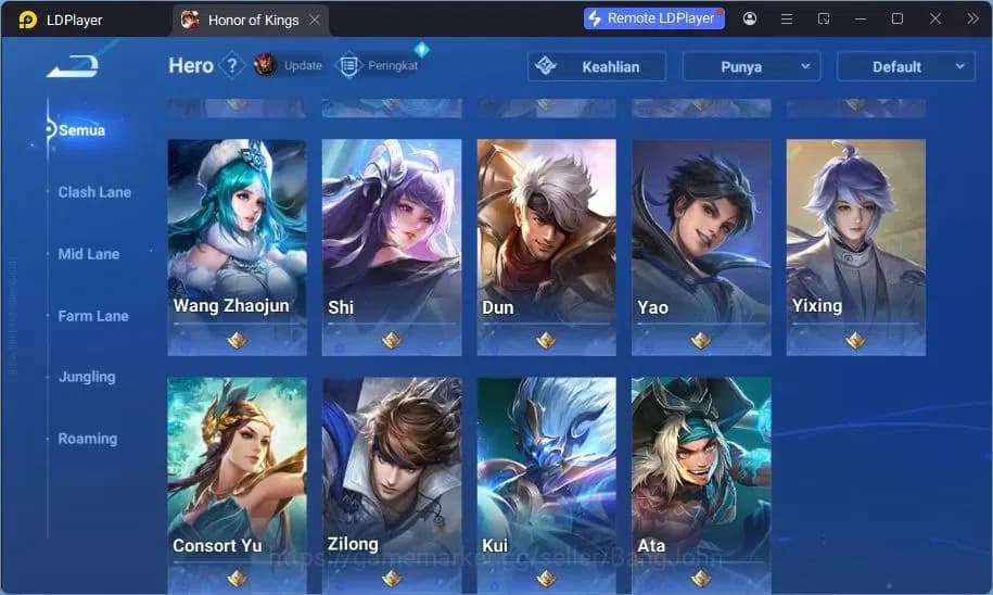 Honor of Kings Accounts Global | 39H 25S | AoT Mayene, LEGEND Lady Sun | L image 1