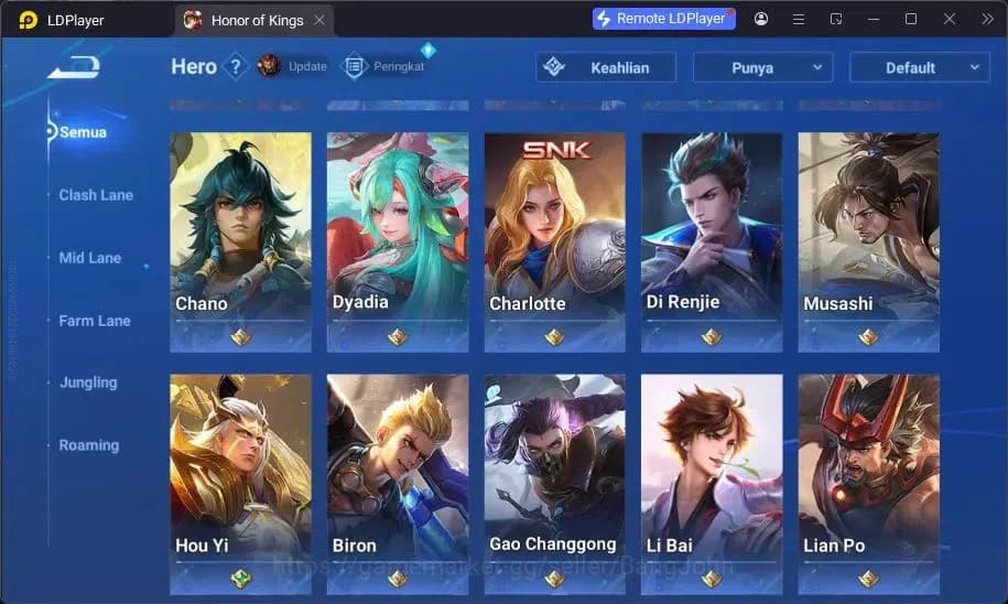 Honor of Kings Accounts Global | 39H 25S | AoT Mayene, LEGEND Lady Sun | L image 3