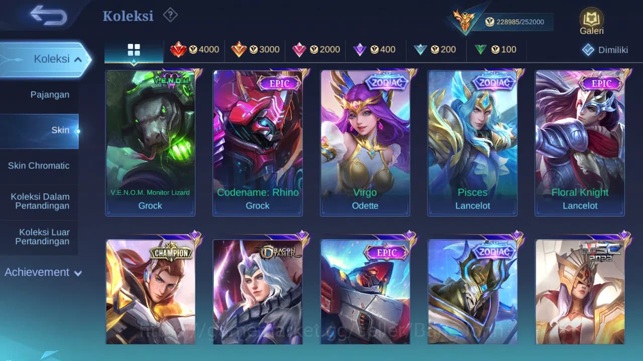 Mobile Legends: Bang Bang Accounts Hero 132 Skin 570 | Collector Ling | AOT Fanny | A image 10