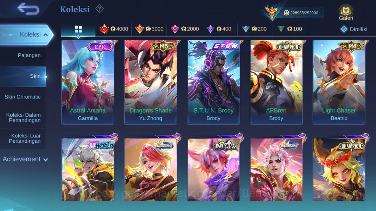 Mobile Legends: Bang Bang Accounts Hero 132 Skin 570 | Collector Ling | AOT Fanny | A image 11