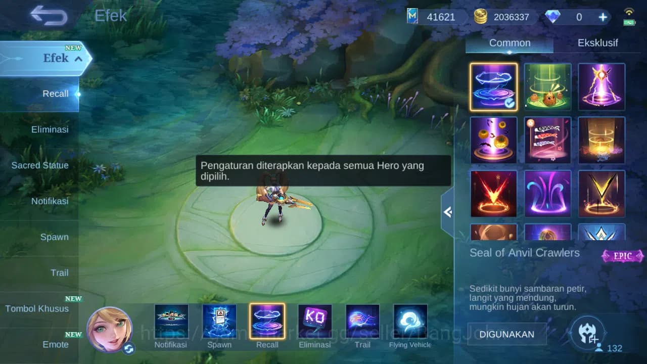 Mobile Legends: Bang Bang Accounts Hero 132 Skin 570 | Collector Ling | AOT Fanny | A image 13