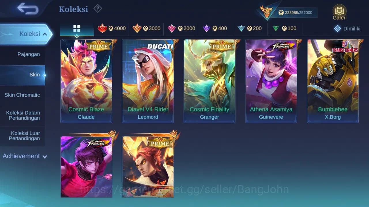 Mobile Legends: Bang Bang Accounts Hero 132 Skin 570 | Collector Ling | AOT Fanny | A image 4