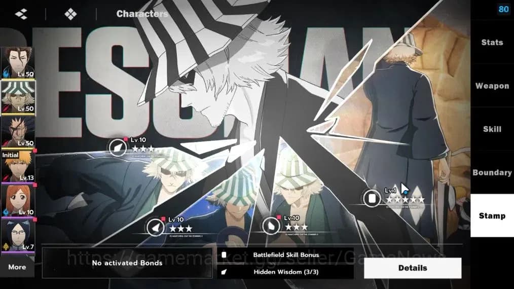 BLEACH: Soul Resonance Accounts NA Crunchyroll|LV 32|6 SSR [(AizenB1,Urahara,Zarak image 8