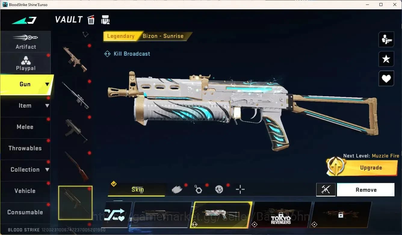 Blood Strike Accounts ASIA | 3 7DS/TR Guns: Kar98K,QBZ95,Bizon | 2 Ultra image 14