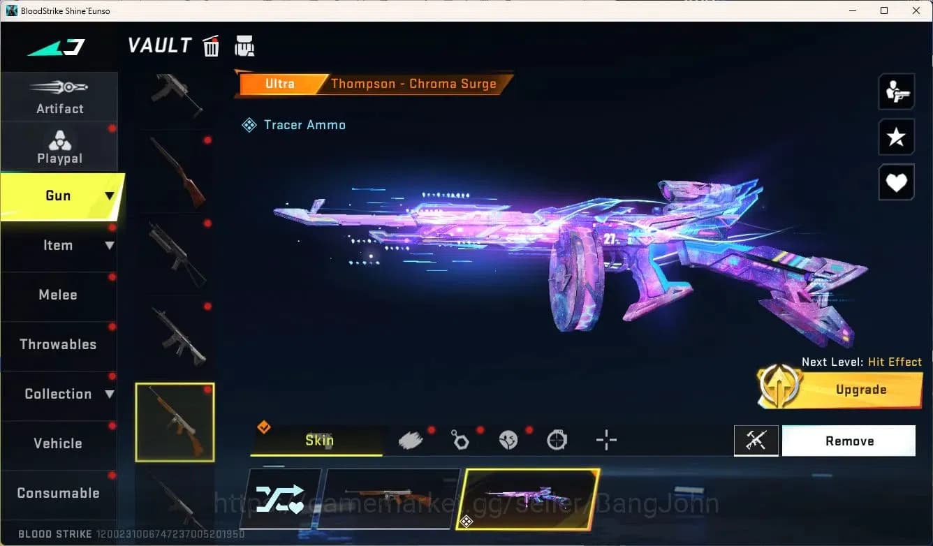 Blood Strike Accounts ASIA | 3 7DS/TR Guns: Kar98K,QBZ95,Bizon | 2 Ultra image 15