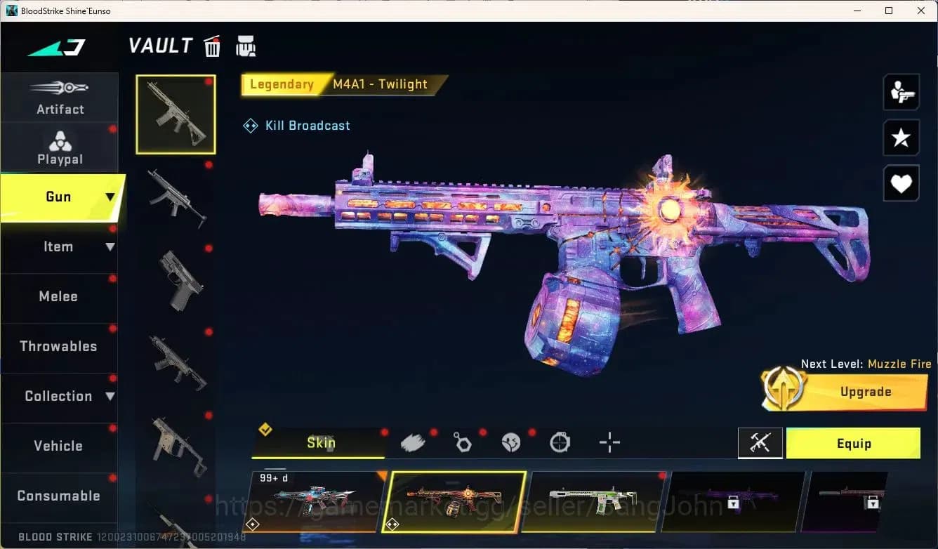 Blood Strike Accounts ASIA | 3 7DS/TR Guns: Kar98K,QBZ95,Bizon | 2 Ultra image 5