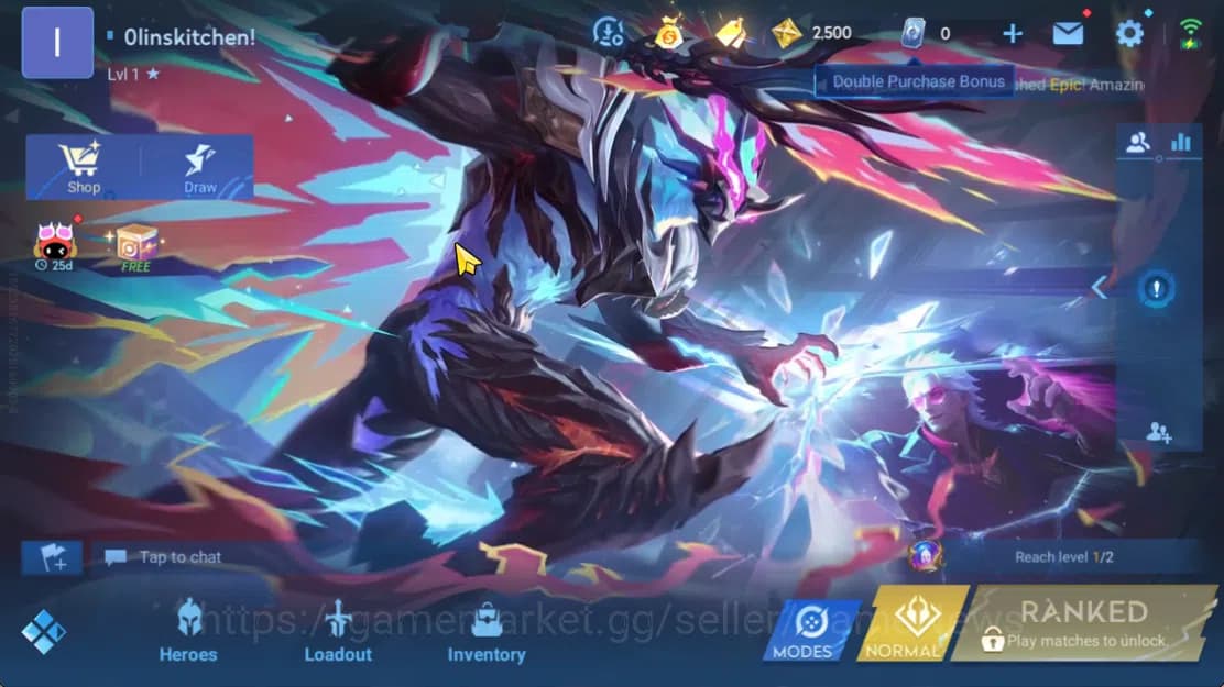 Honor of Kings Accounts Hero 7 |Starter with Legend Skin Selection Chest(D image 3