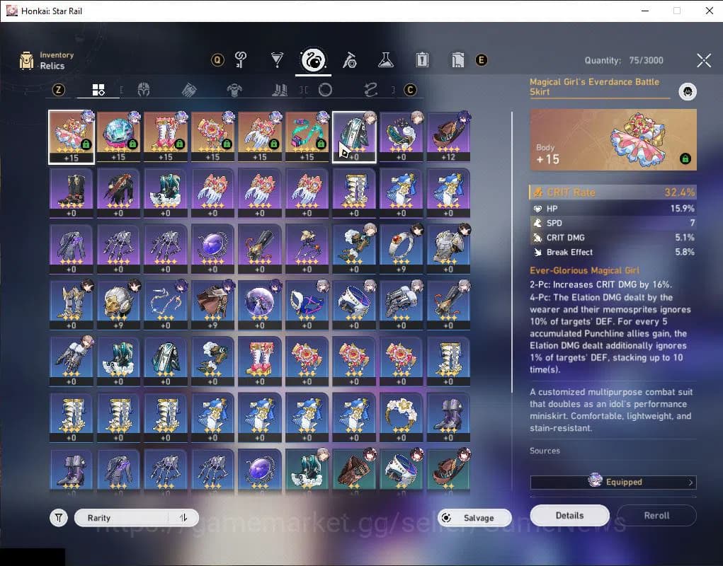 Honkai Star Rail Accounts ASIA|TL 40|1 Golden Companion|5 Limited|SW 999,Spa image 6