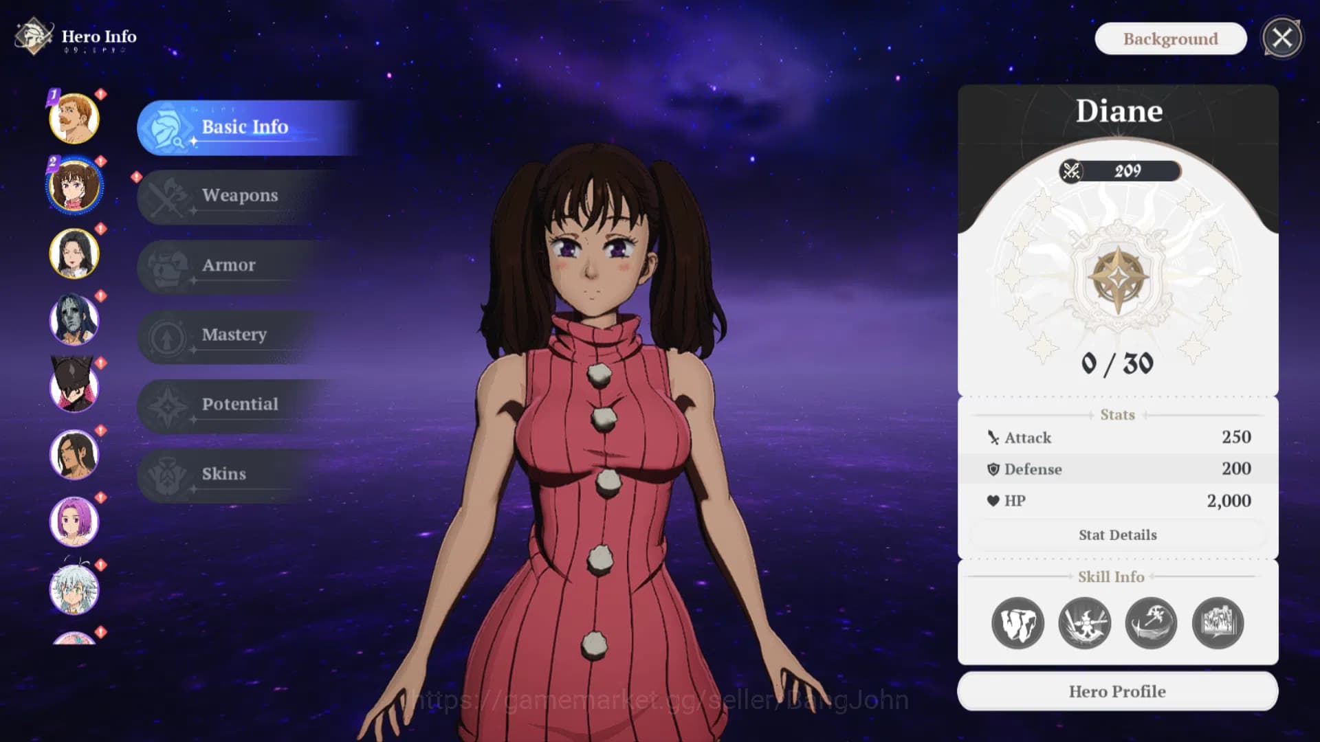 The Seven Deadly Sins: Origin Accounts EUROPE|Fresh Starter Lvl 2|3 SSR| Escanor, Diane, image 12