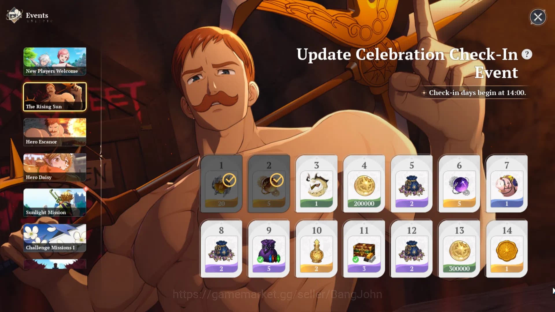 The Seven Deadly Sins: Origin Accounts EUROPE|Fresh Starter Lvl 2|3 SSR| Escanor, Diane, image 7