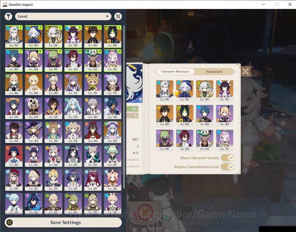Genshin Impact Accounts ASIA|AR 56|5 Limited+5(*5Wep)|(NeuvileeteC1,Nahida image 1