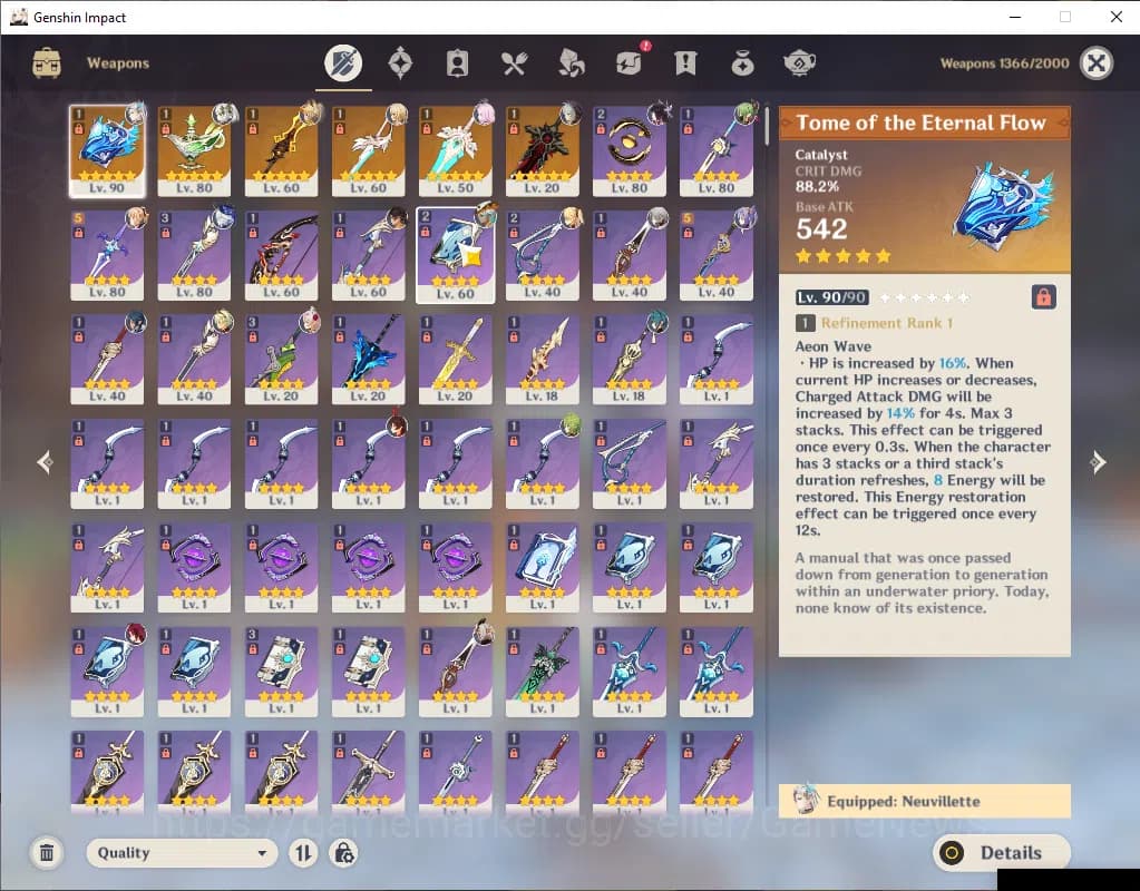 Genshin Impact Accounts ASIA|AR 56|5 Limited+5(*5Wep)|(NeuvileeteC1,Nahida image 12