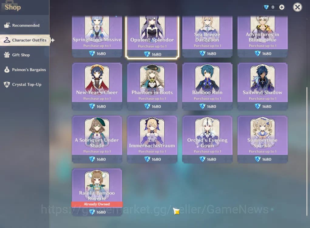 Genshin Impact Accounts ASIA|AR50|3Limited+26(*4Character)|Flins,Ineffa,Va image 16