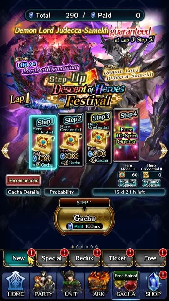 Last Cloudia Accounts GLOBAL|Rank 11|Top Tier Unit [Demon Lord Judecca-S image 7