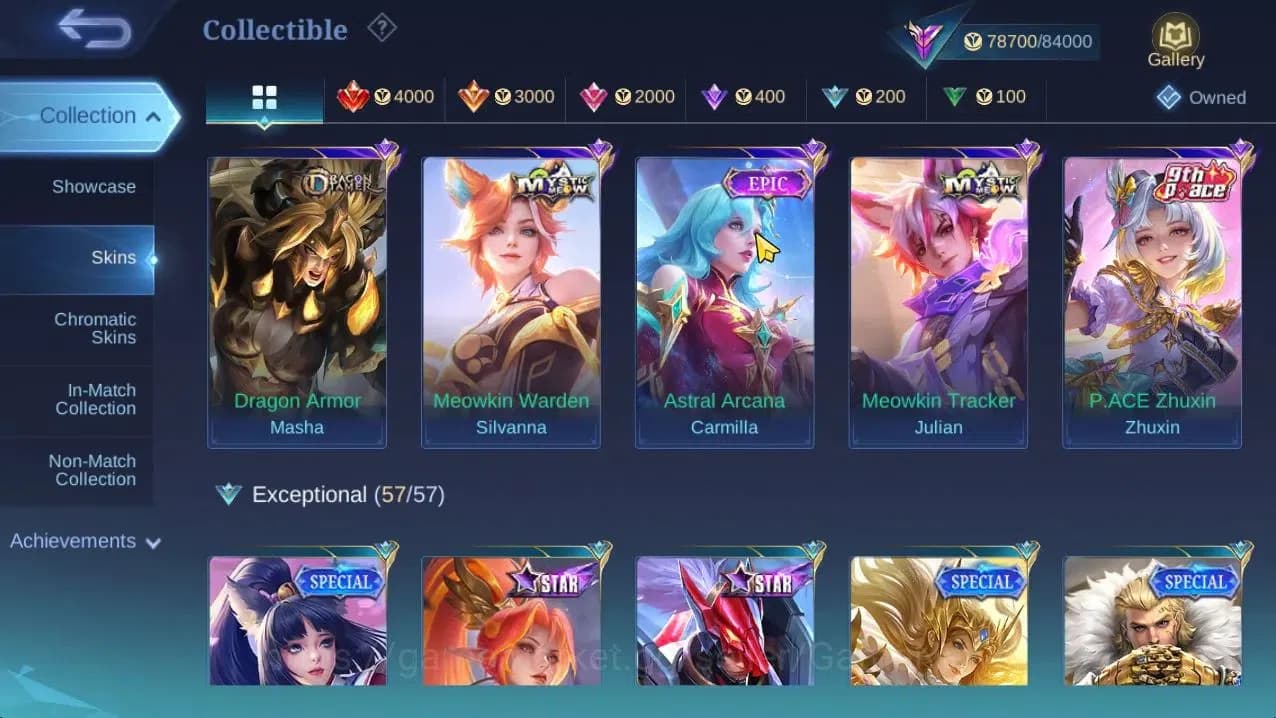 Mobile Legends: Bang Bang Accounts Hero 130|Skin278|HighGlory 56|Hanabi Vessel,Aspira image 10