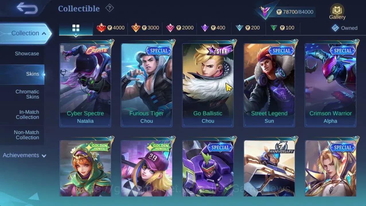 Mobile Legends: Bang Bang Accounts Hero 130|Skin278|HighGlory 56|Hanabi Vessel,Aspira image 12
