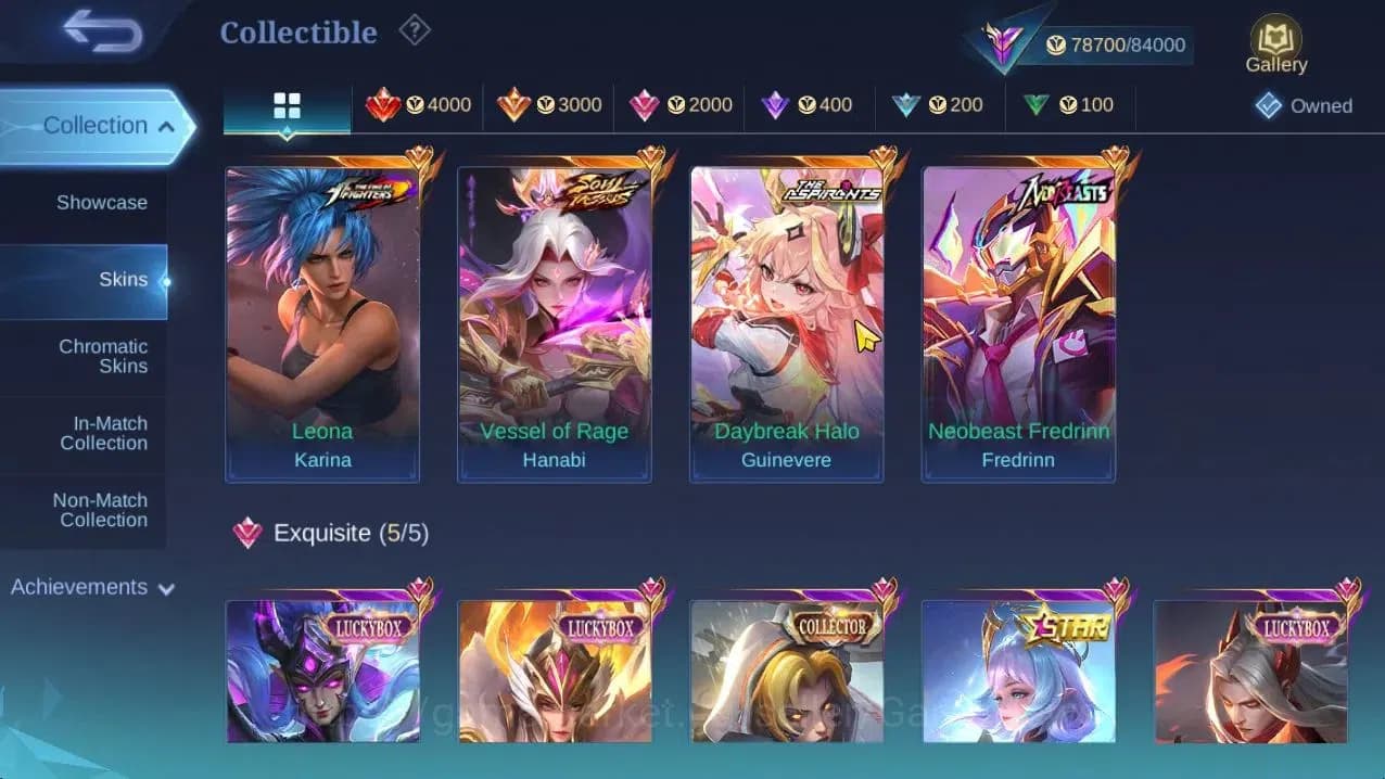 Mobile Legends: Bang Bang Accounts Hero 130|Skin278|HighGlory 56|Hanabi Vessel,Aspira image 4