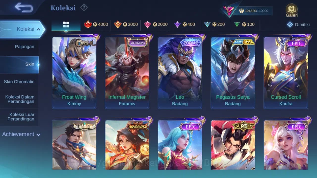 Mobile Legends: Bang Bang Accounts Hero 132 Skin 440 | Prime Claude | Luckybox Akai, image 13