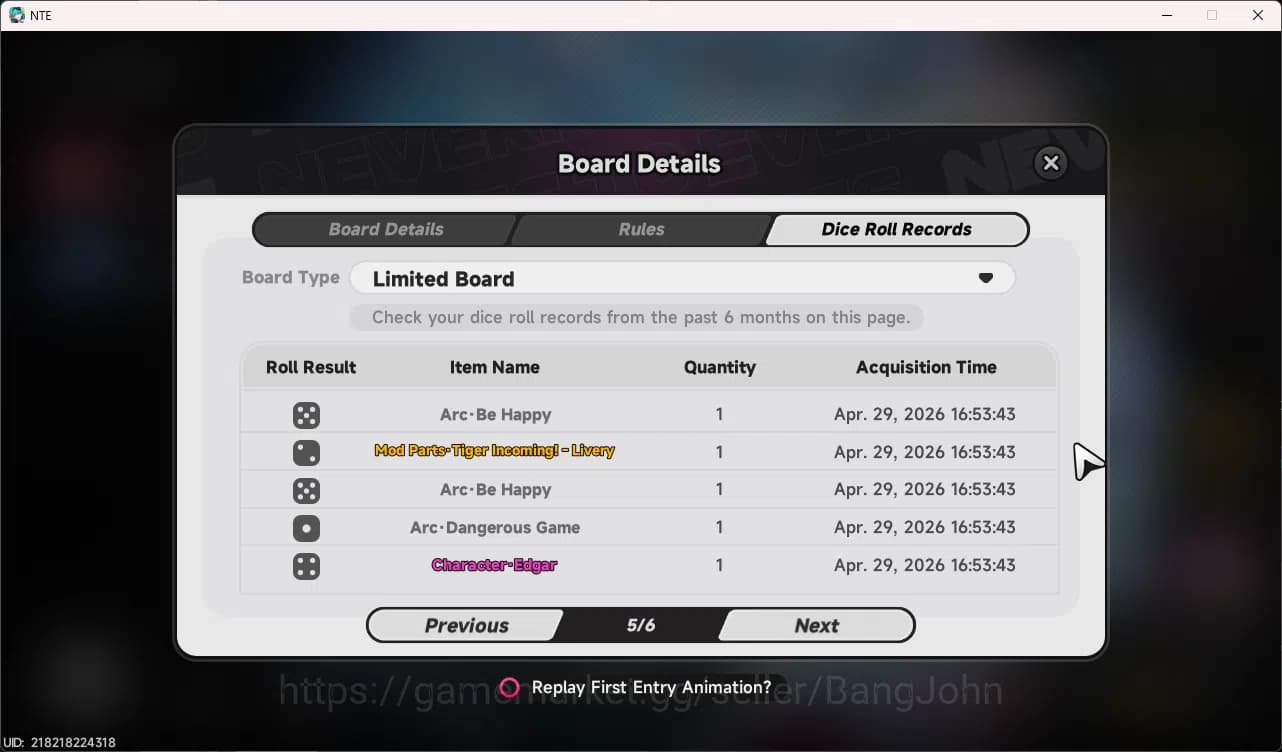 Neverness to Everness Accounts EU | Starter Lvl 3 | 1 S Nanally + 5 A Char + Car image 3