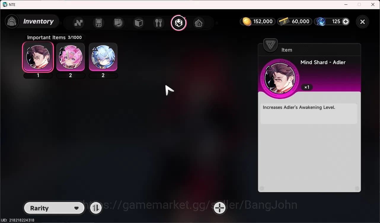 Neverness to Everness Accounts EU | Starter Lvl 3 | 1 S Nanally + 5 A Char + Car image 7