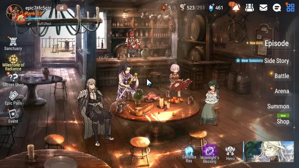 Epic Seven Accounts GLOBAL Unverif|10 ML(Notos,Salome,NM Luna,Zio,Etc) image 1