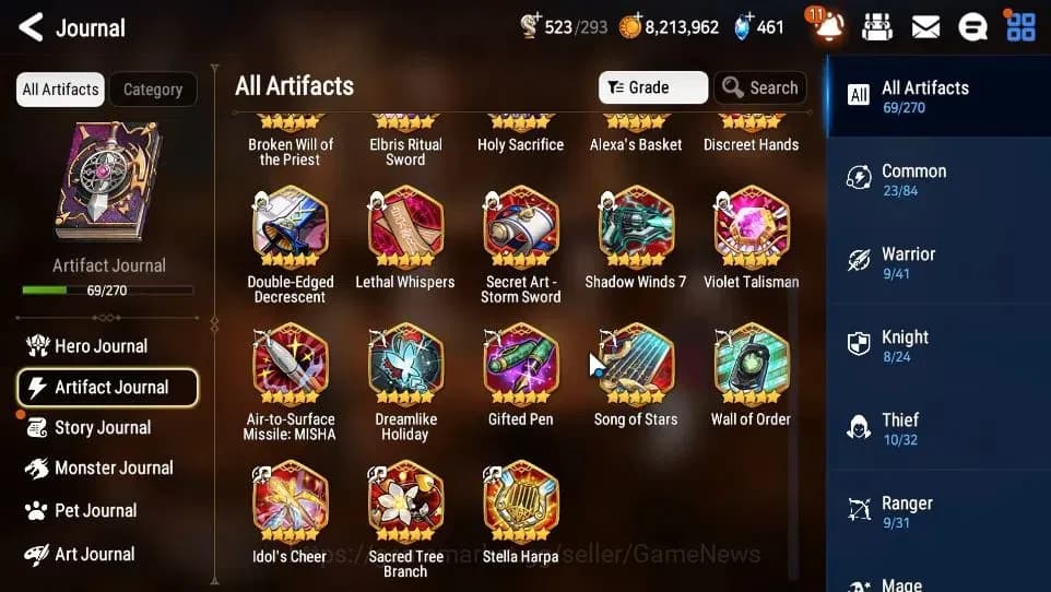Epic Seven Accounts GLOBAL Unverif|10 ML(Notos,Salome,NM Luna,Zio,Etc) image 10